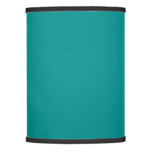 Solid dark cyan teal lamp shade