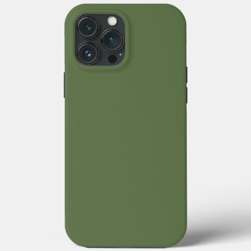 Solid Dark Deep Green by Premium Collections iPhone 13 Pro Max Case
