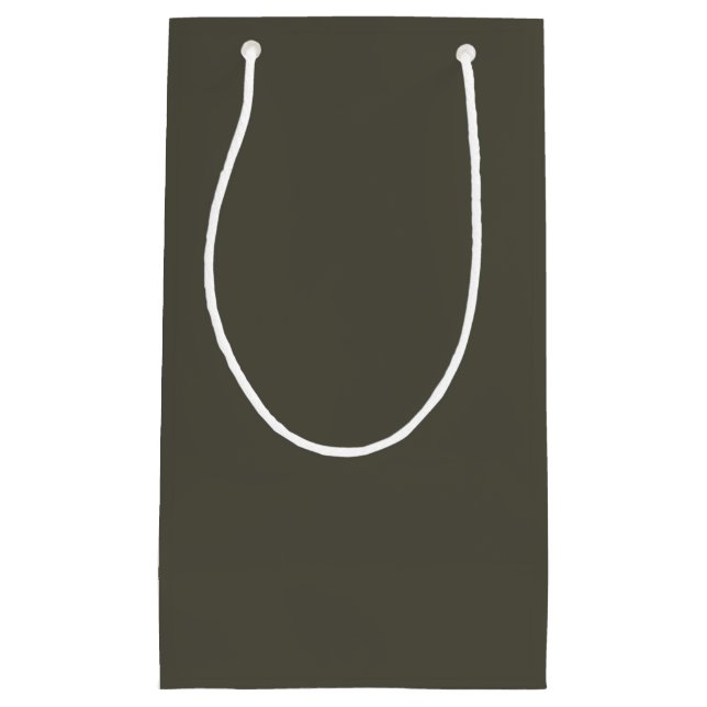 Solid Dark Gray Gift Bag (Front)