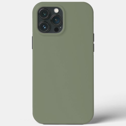 Solid Dark Gray Green by Premium Collections iPhone 13 Pro Max Case