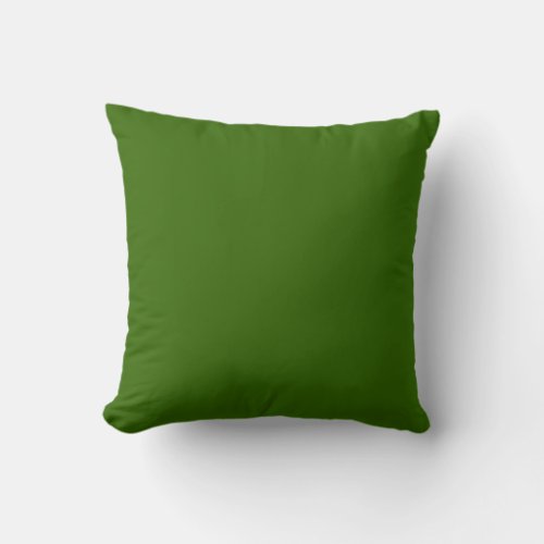 solid dark  green pillow