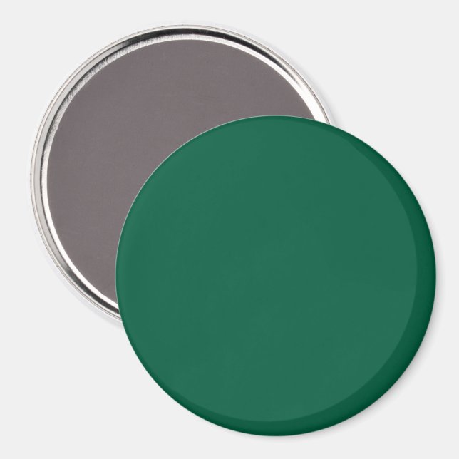 Solid dark green textured background magnet (Front/Back)