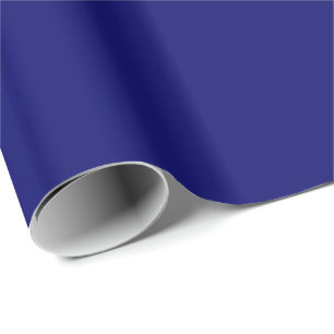 Solid Dark Navy Blue Wrapping Paper