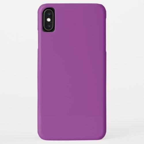 Solid dark orchid purple iPhone XS max case