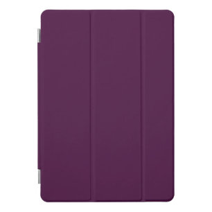 Solid dark plum purple iPad pro cover