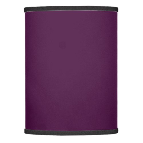 Solid dark plum purple lamp shade