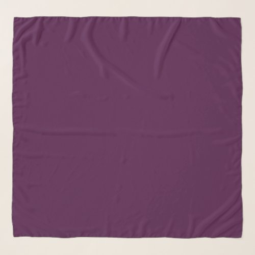 Solid dark plum purple scarf