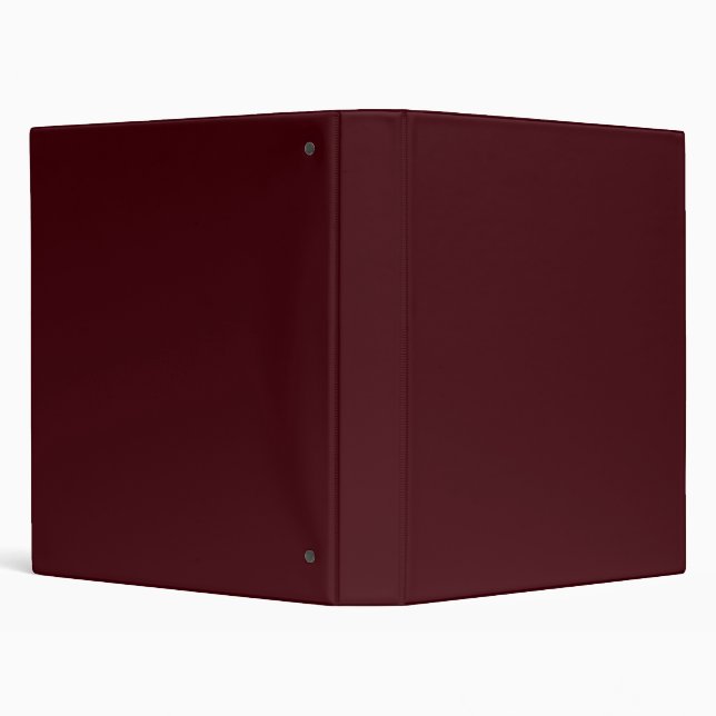 Solid dark red maroon 3 ring binder (Background)