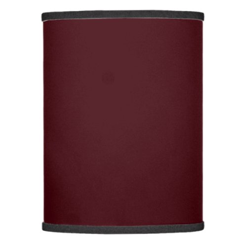 Solid dark red maroon lamp shade