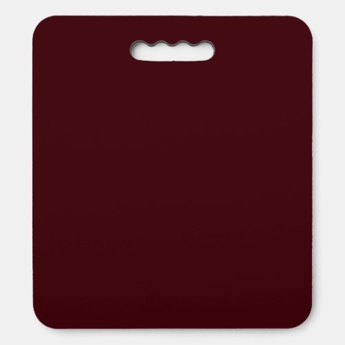 Solid dark red maroon seat cushion