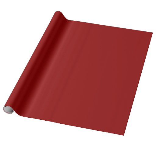 Solid dark RED Wrapping Paper | Zazzle