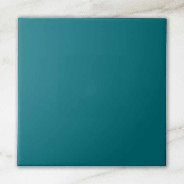 Solid Dark Teal Color Ceramic Tile (Creator Uploaded)