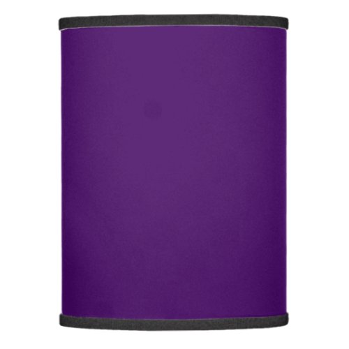 Solid dark violet purple lamp shade