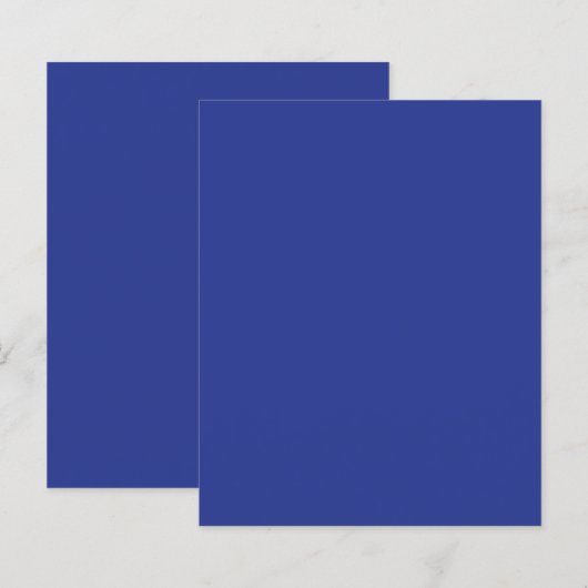 Solid Deep Blue Backdrop | Bold Minimalist Design (Front/Back)