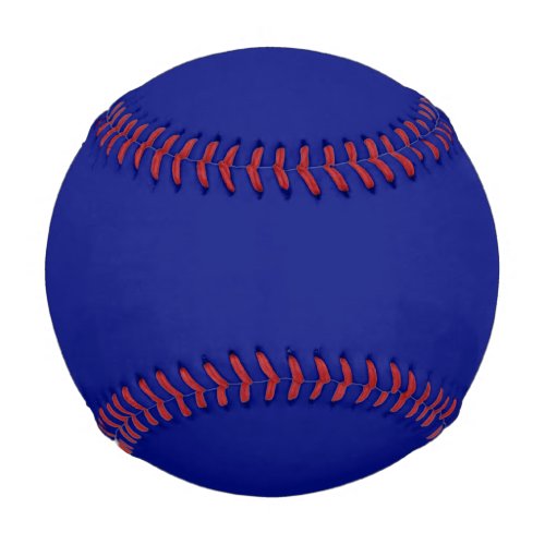 Solid deep blue baseball