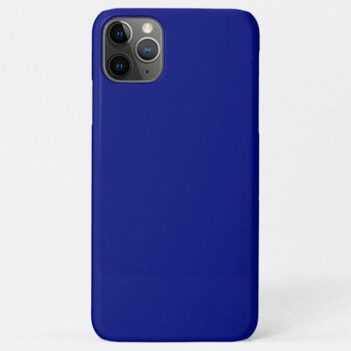 Solid deep blue iPhone 11 pro max case