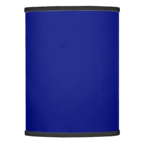 Solid deep blue lamp shade