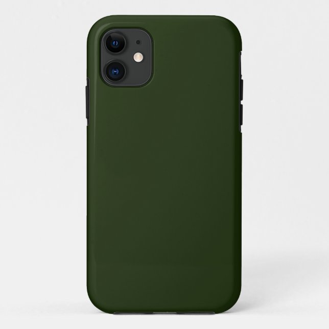 Solid deep forest green Case-Mate iPhone case (Back)