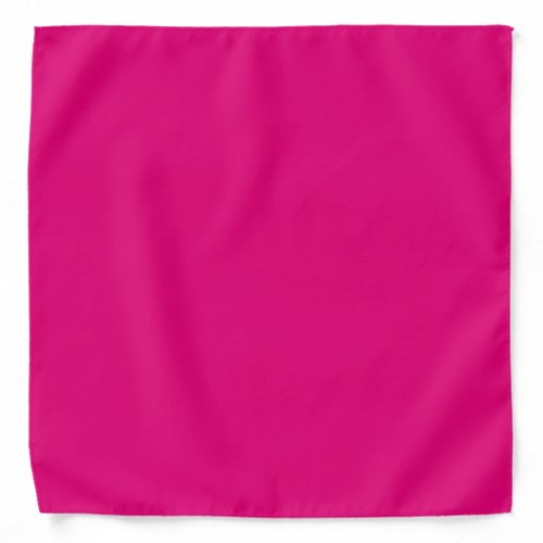 Solid deep pink bandana