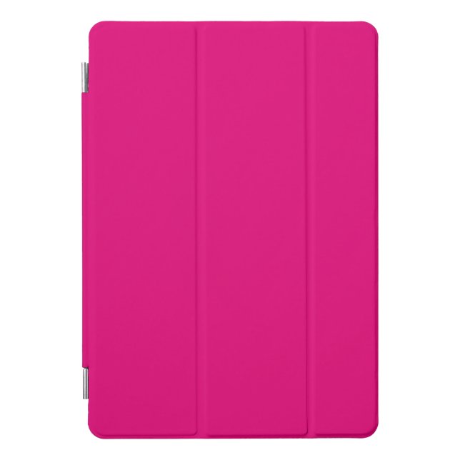 Solid deep pink iPad pro cover (Front)