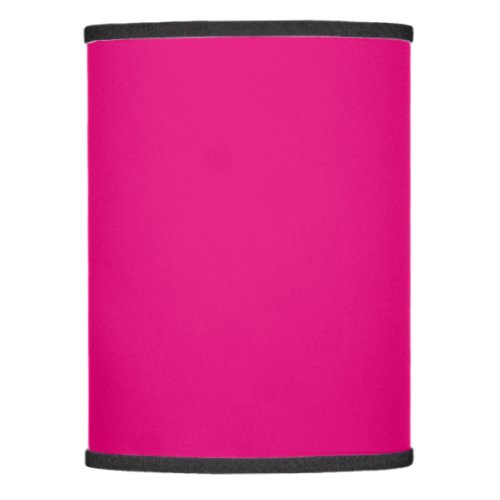 Solid deep pink lamp shade