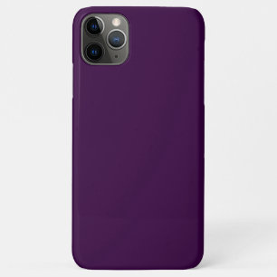Solid deep purple dark plum iPhone 11 pro max case