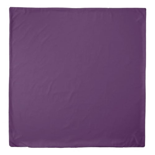 Solid deep purple dark plum duvet cover