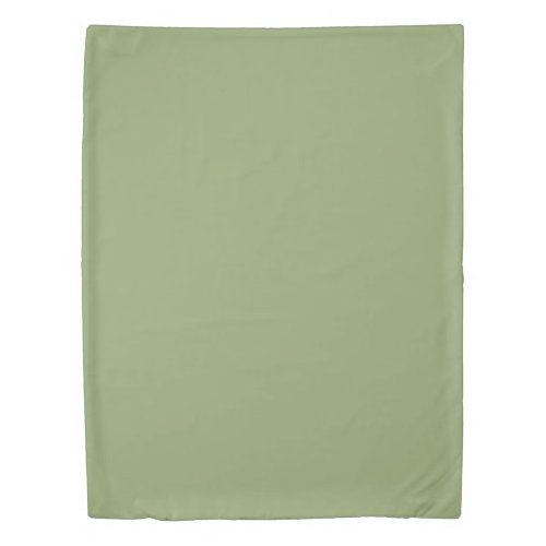 Solid Deep Sage Green by Premium Collections Duvet Cover