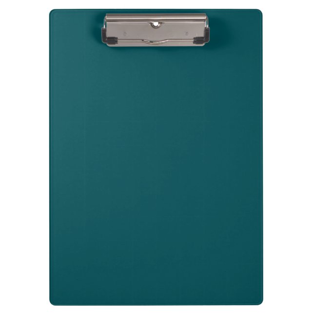 Solid deep teal clipboard (Front)