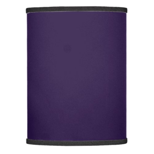 Solid deep violet purple lamp shade