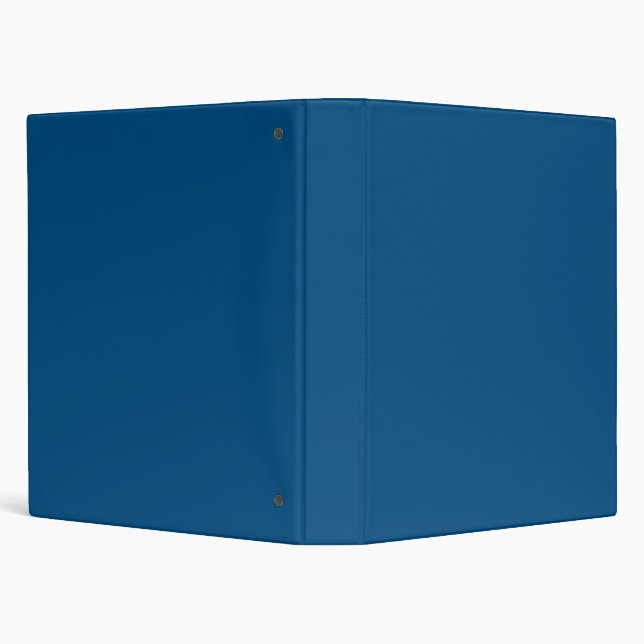 Solid denim blue 3 ring binder (Background)
