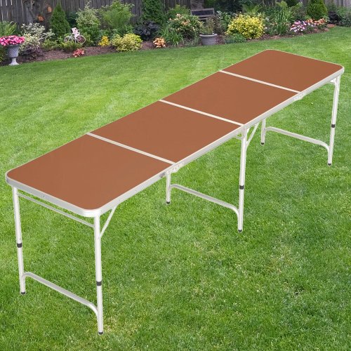 Solid Desert Sun Color Beer Pong Table