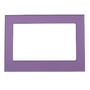 Solid dull purple violet magnetic frame