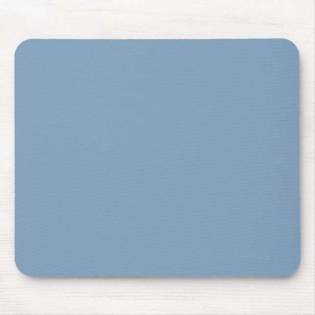 Solid Dusk Blue Mouse Pad (Front)