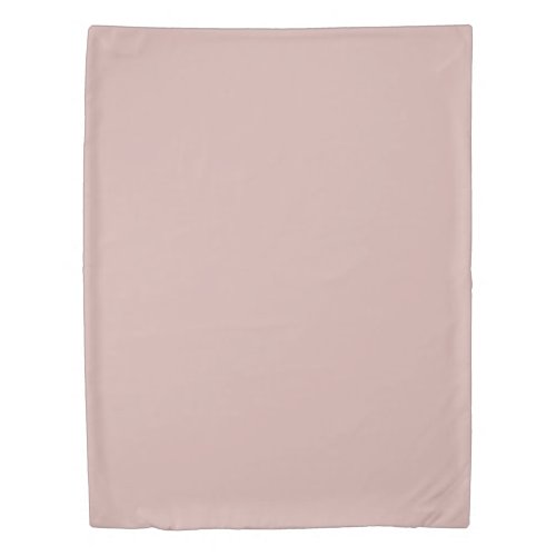 Solid Dusty Blush Duvet Cover