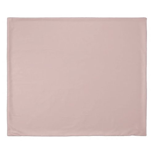 Solid Dusty Blush Duvet Cover