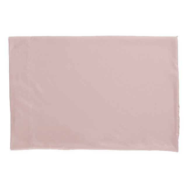Solid Dusty Blush Pillow Case (Front)