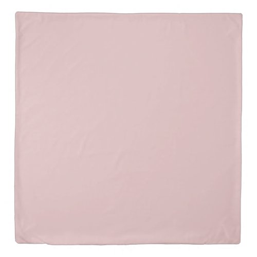Solid dusty pink duvet cover