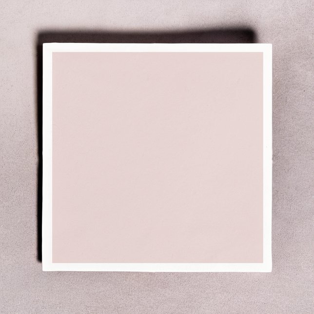 Solid Dusty Pink Light Elegant Minimalist Napkins (Solid Dusty Pink Light Elegant Minimalist Napkins)