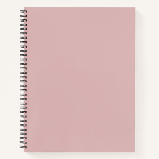 Solid dusty pink notebook