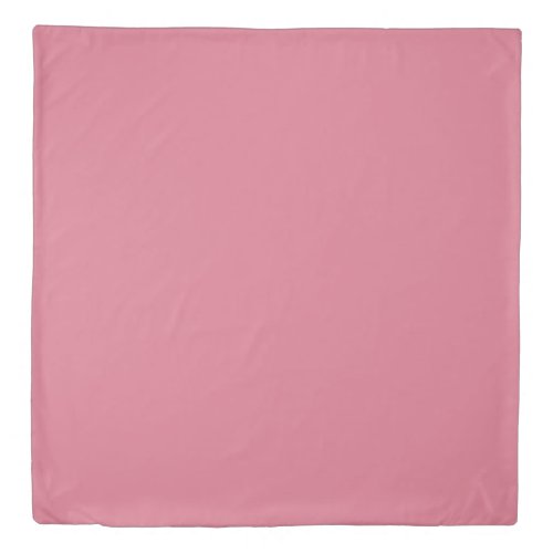 Solid dusty rose pink watermelon duvet cover