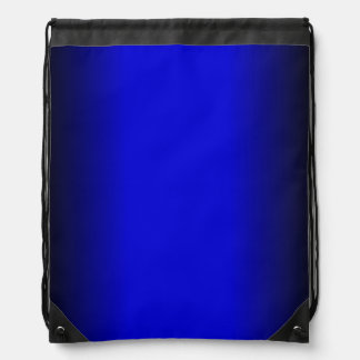 Solid Electric Blue Drawstring Bag