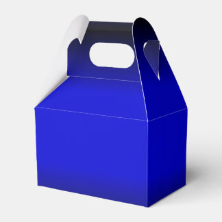 Solid Electric Blue Favor Boxes