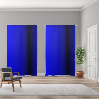Solid Electric Blue into Black