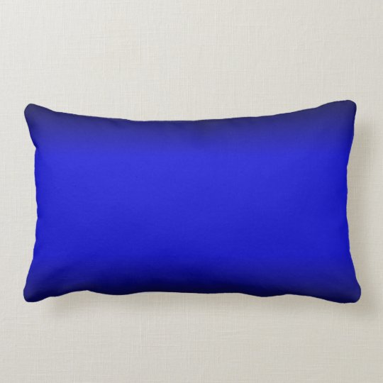 Solid Electric Blue Lumbar Pillow