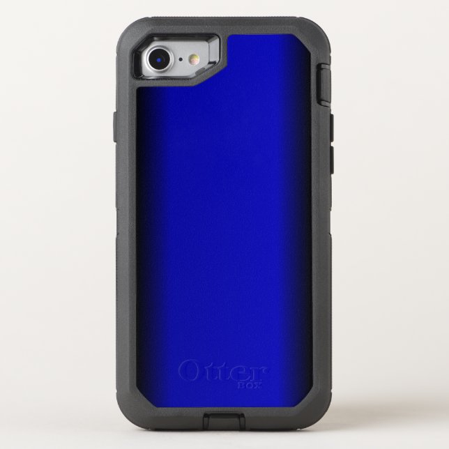 Solid Electric Blue Otterbox iPhone Case (Back)