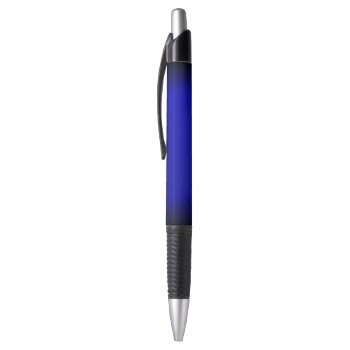 Solid Electric Blue Pen