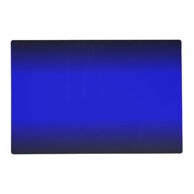 Solid Electric Blue Placemat (Front)