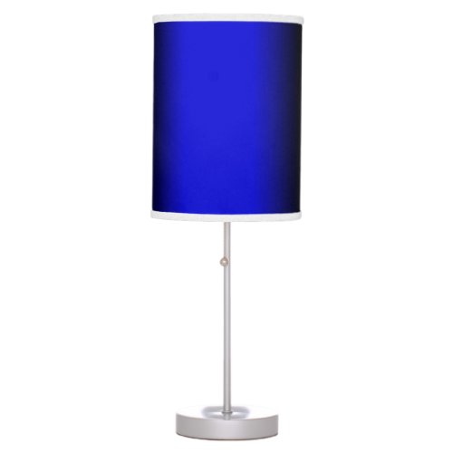 Solid Electric Blue Table Lamp