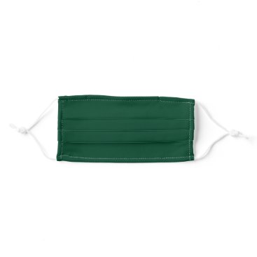 Solid Emerald Green Color Adult Cloth Face Mask